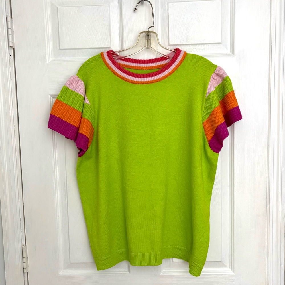 Light green top